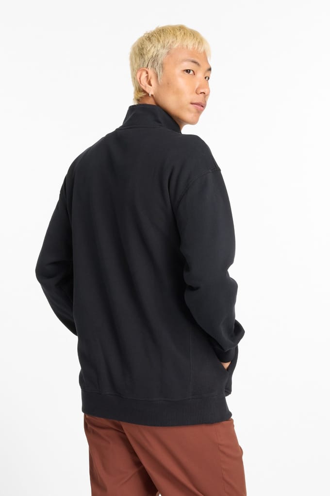 New Balance Athletics Fleece 1/2 Zip Black Größe: 2XL | Kaputzenpullis Outlet | Herren | Schwarz