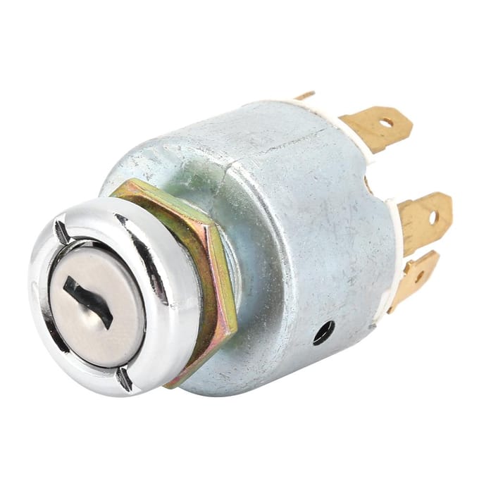 12V Ontstekingsschakelaar met 2 Sleutels Universeel Accessoire voor Boot Auto Grasmaaier