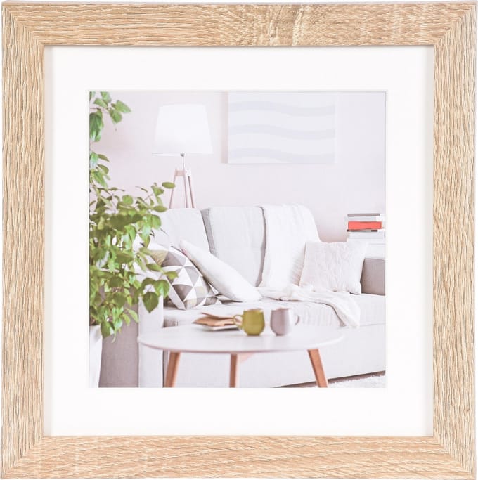 Fotolijst - Henzo - Modern - Fotomaat 20x20 cm - Lichtbruin
