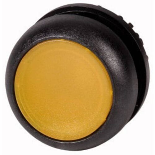 Eaton 216930 M22S-DL-Y Verlichte druktoets Kunststof frontring Knop Geel 1 stuk(s) Piece