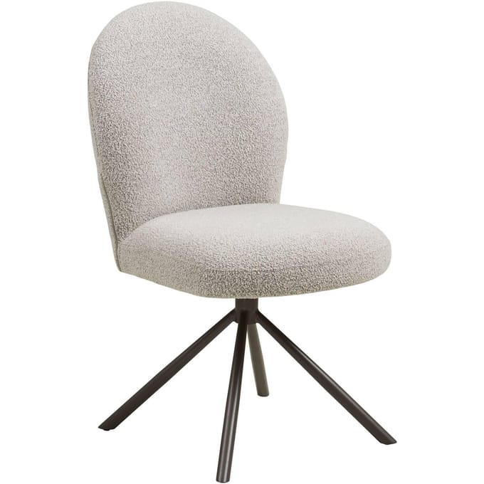 Eetkamerstoel Lana bouclé draaibaar | House Nordic