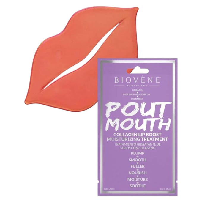 Biovene, Bouche Boudeuse, Hydratant, Masque à Lèvres, 10 g