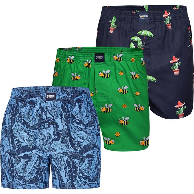 Happy Shorts Mannen Bokser Motiv Mix