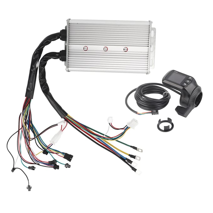 48V 60V 1500W Elektrische Scooter Controller en GZ3 LCD Display Elektrische Fiets Ombouwset gray