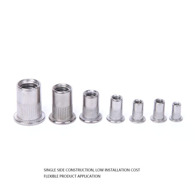 165 Stuks Klinkmoer Roestvrij Staal 304 M3~M10 Trek Klinkmoer Compartiment Kit