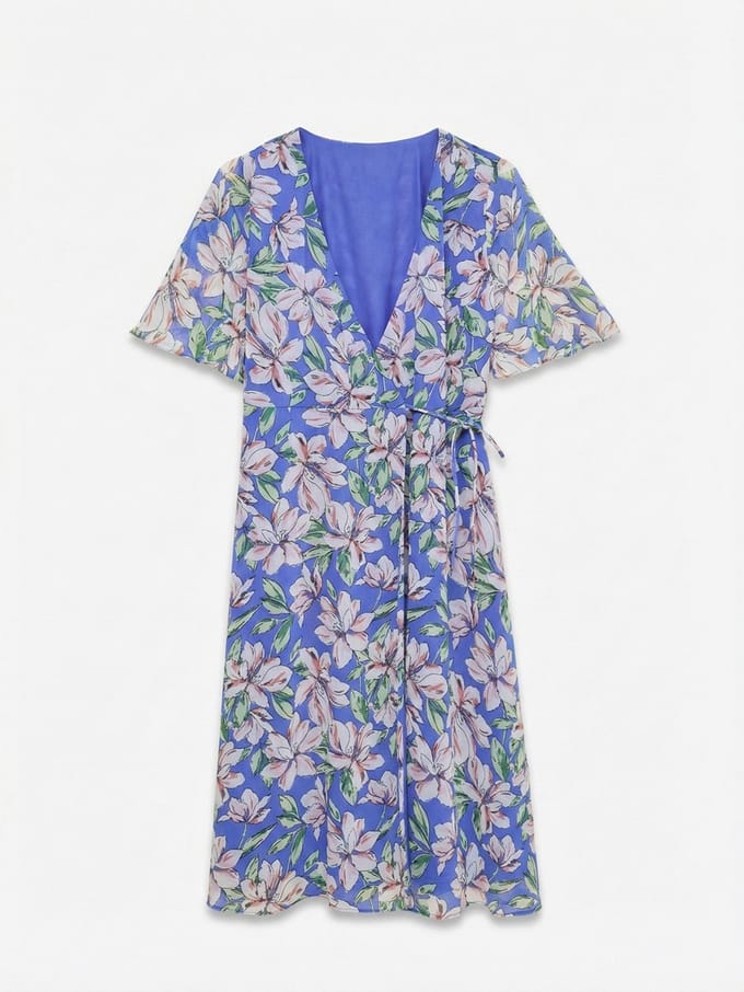 Vero Moda Jurk met laagjes VMZILLE Midi-jurk
