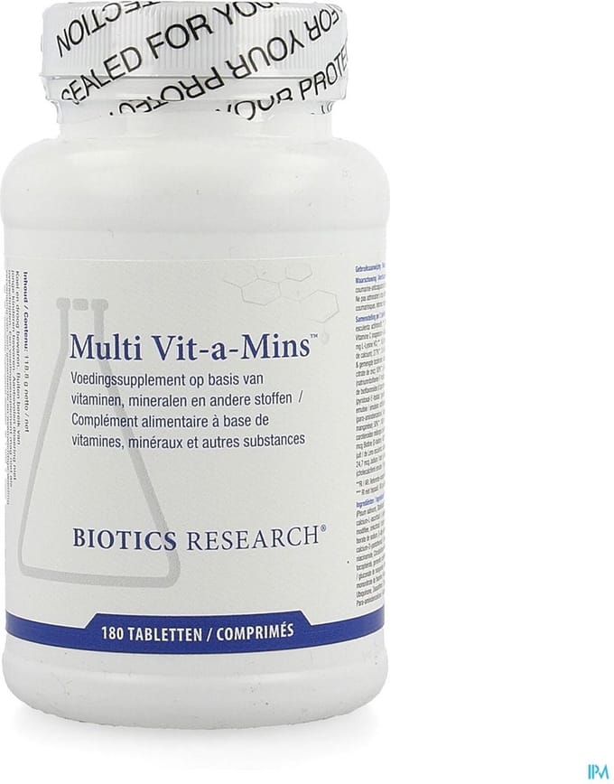 Biotics Research® Multi Vit-a-Mins 180 Gecomprimeerde tabletten