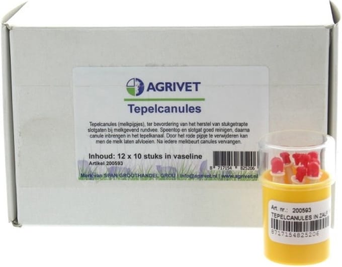 Agrivet Tepelcanules in zalf 10st.