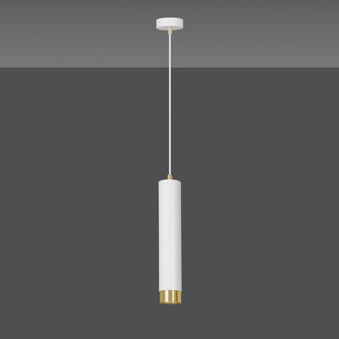 Emibig KIBO 1 WH/GOLD Hanglamp GU10 - Stijlvol en Modern