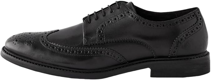 Next - Heren - Leren Derby-schoenen - Zwart