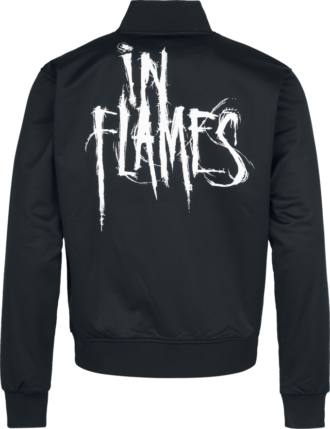 In Flames Soccer Trackjacket Heren Trainingsjas - zwart - S