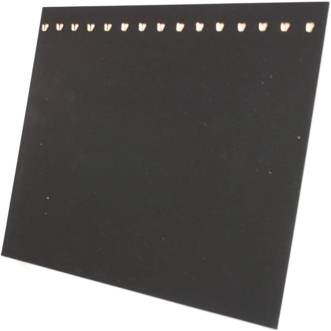 Grote Zwarte Fluwelen Sieraad Display Pad met 15 Haken