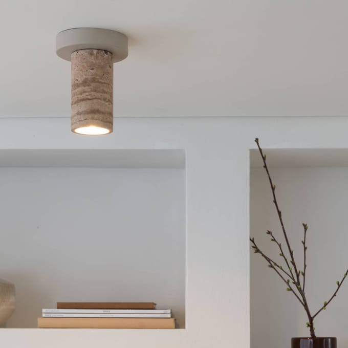 IT´S ABOUT ROMI IT'S ABOUT ROMI plafondlamp Tivoli, zandkleurig, hoogte 15 cm