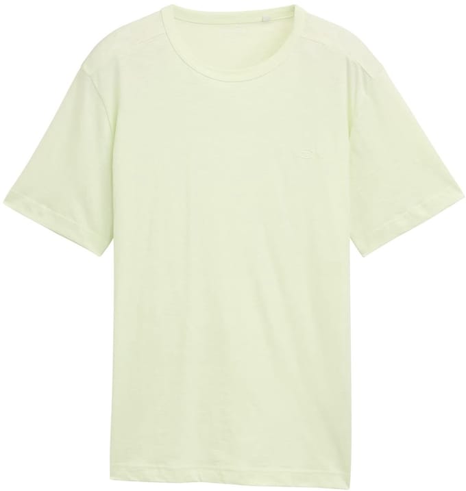 Tom Tailor - Basic T-shirt van katoen - Maat XL - lime cream green