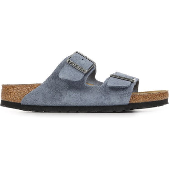 Leren sandalen Birkenstock Arizona Suede