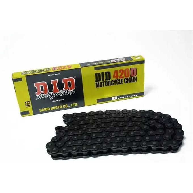 Motorfiets rolketting D.I.D 420D(B&B) X 138 Mail. Rj