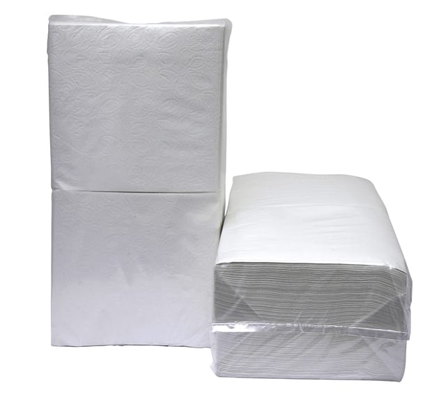 Servetten wit 33x31cm 1laags cellulose 4500st (140233)