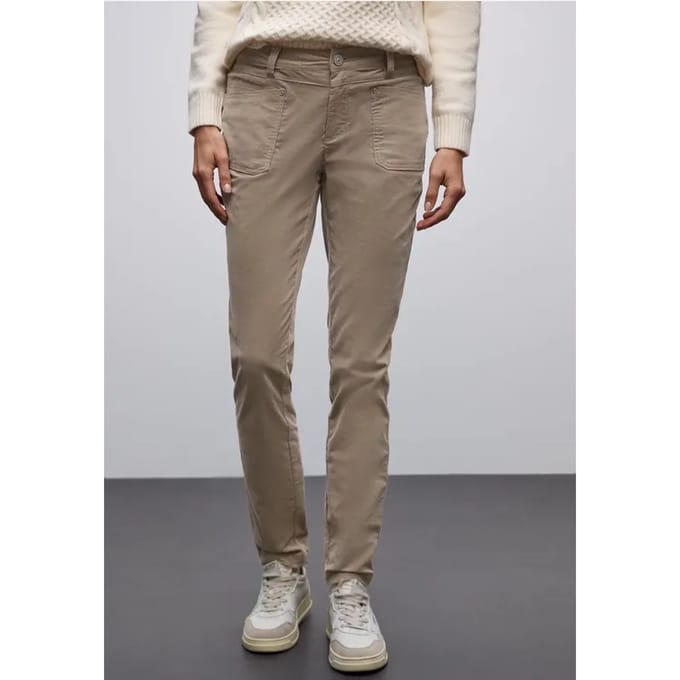 Corduroy broek in casual pasvorm