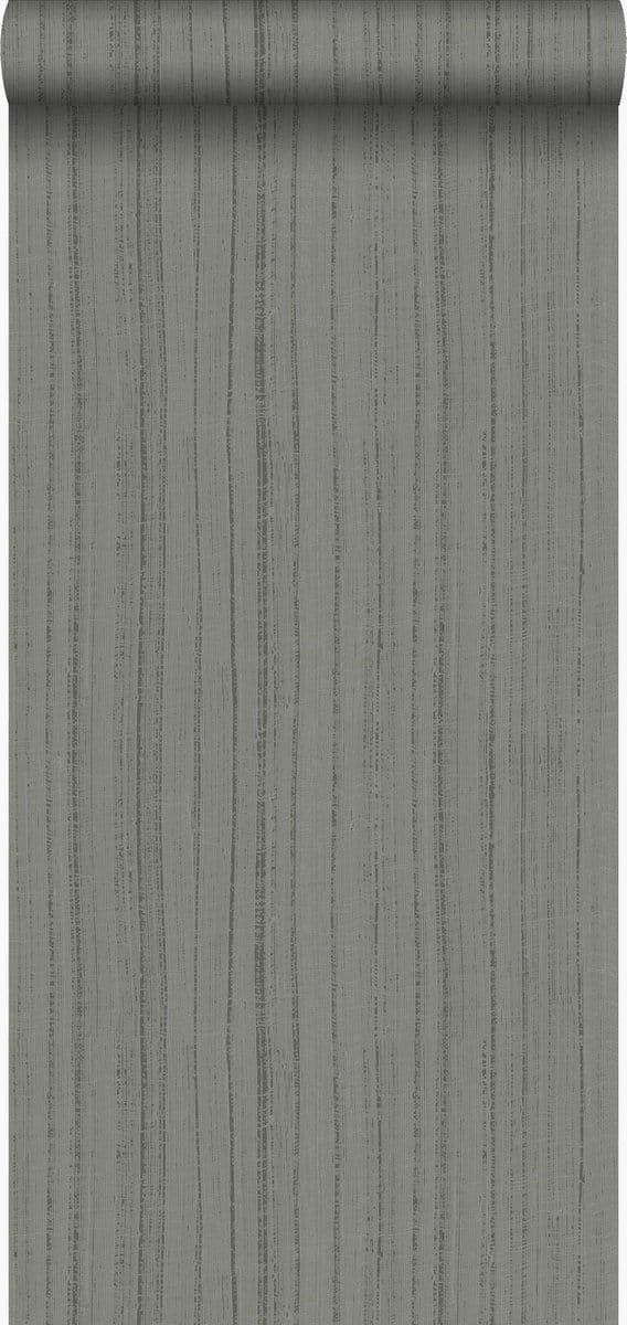 Origin Wallcoverings behang strepen structuur taupe - 53 cm x 10.05 m - 345946