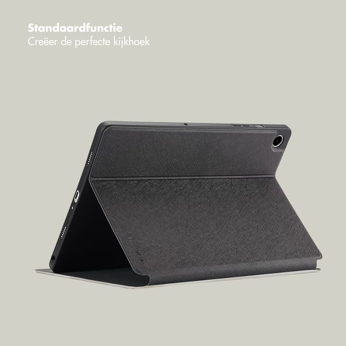 Selencia Tablet Hoes - Geschikt voor Samsung Galaxy Tab A9 Plus - Tablethoes - Beige