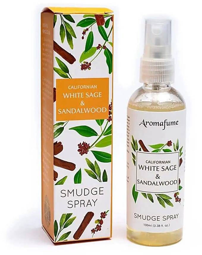 Aromafume Smudge Spray - Witte Salie & Sandelhout