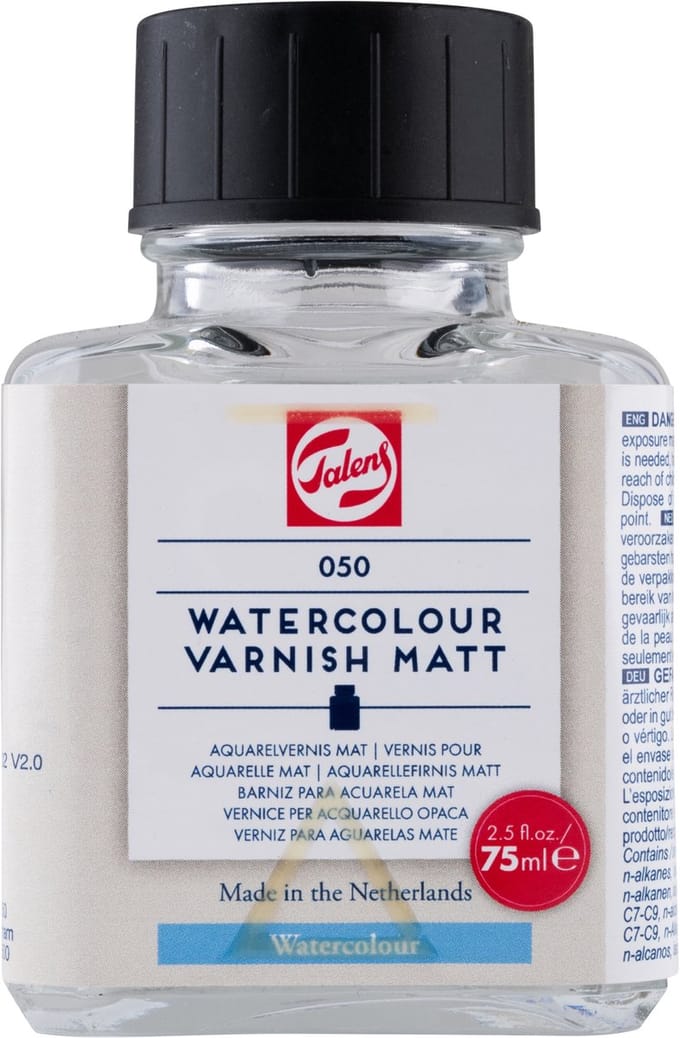 Aquarelvernis mat flacon 75 ml