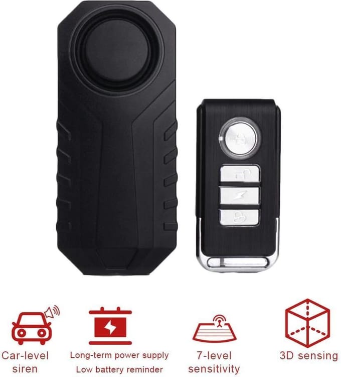 Alarm anti-diefstal voor fietsen, E-steps/scooters en E-bikes