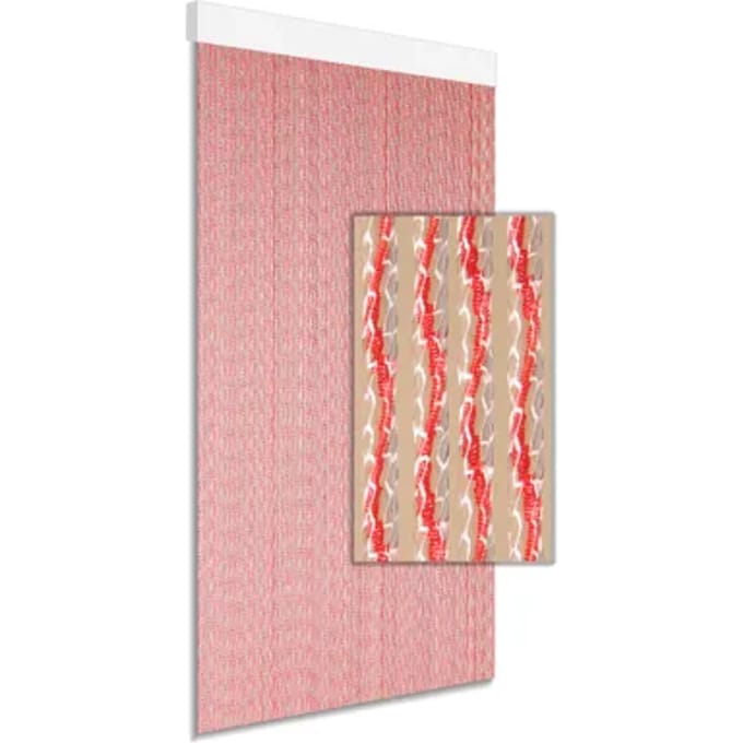 Degor Vliegengordijn Paola - 90x210cm - Rood