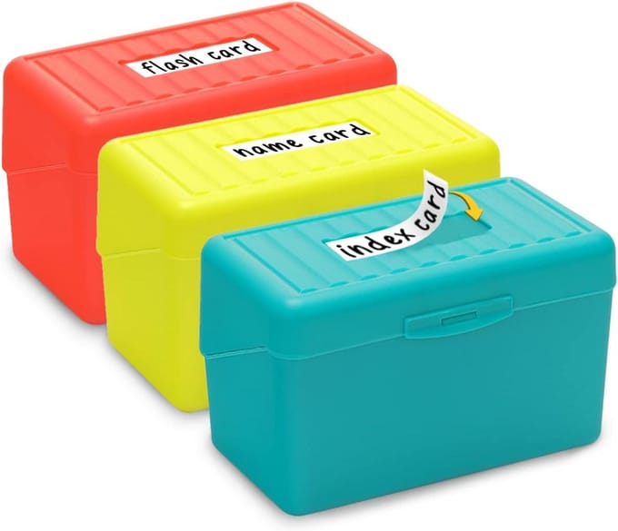 Kaarthouder 3x5 - Indexkaart Organizer met 300 Kaart Capaciteit