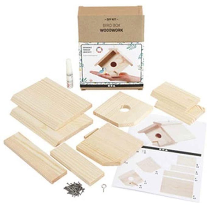 Creativ Company DIY Vogelhuis Grenen 16 cm