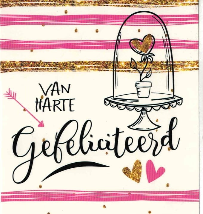 Wenskaarten - set van 10 - felicitatie - hartelijk gefeliciteerd - verjaardag - van harte gefeliciteerd