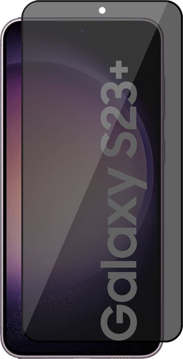 Privacy Screenprotector geschikt voor Samsung Galaxy S23 Plus - Glas Screen Protector FullGuard