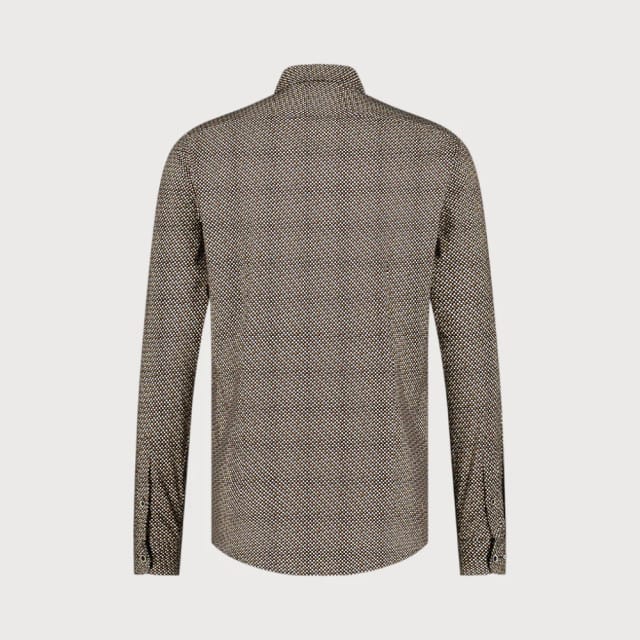 Blue Industry Stretch cotton grafisch shirt |