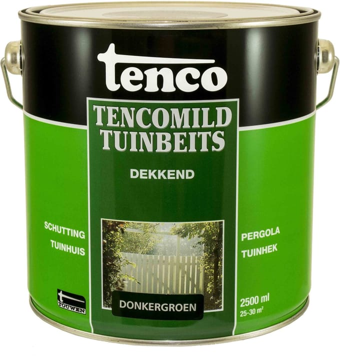 Tenco Tencomild Dekkende Tuinbeits - 2,5 liter - Donker Groen