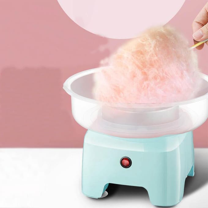 Suikerspinmachine Automatisch Snel Verwarmend Gesplitst Ontwerp voor Thuis blauw