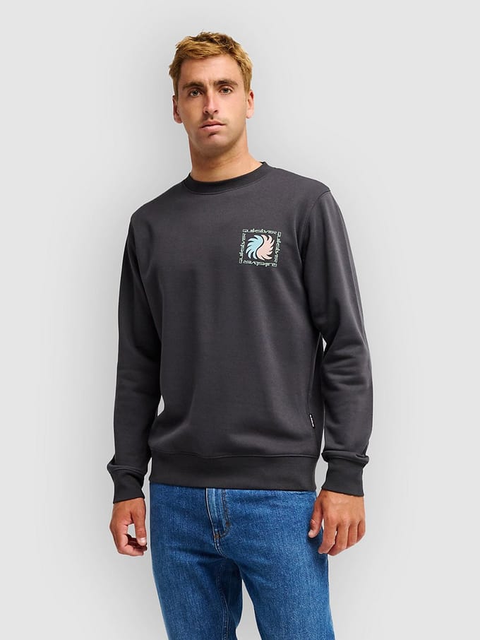 Quiksilver Vibes Crew Yout Sweatshirt Grijs S Man