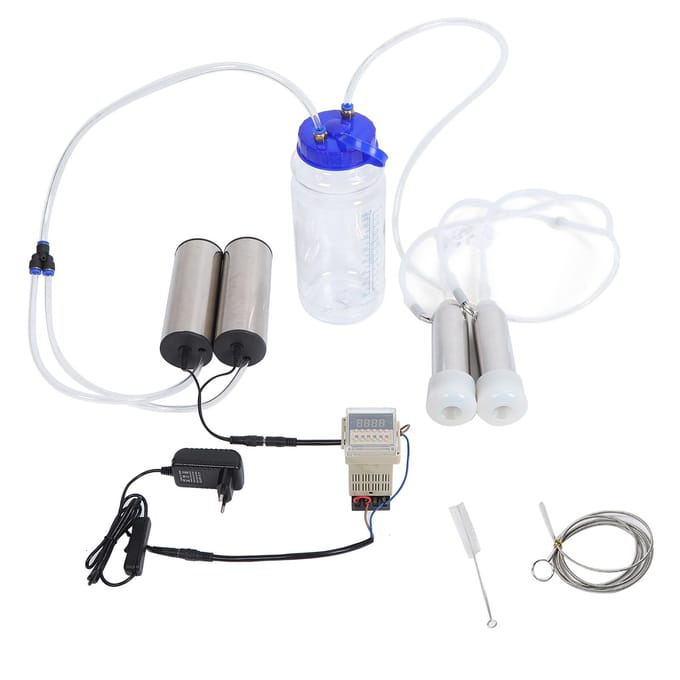 2L Elektrische Melkmachine Draagbare Melker Impulstype Handpomp(koe )