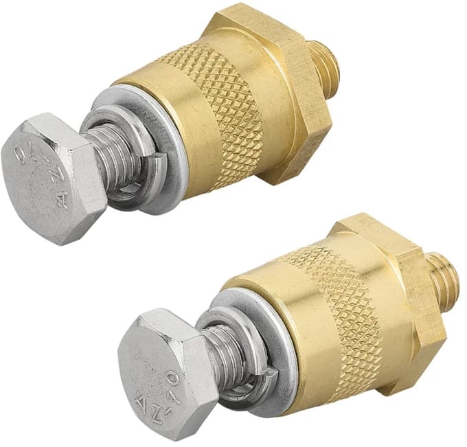 ProPlus Accupool Set M8 – Sterke Messing Accupolen met Schroef en Ring
