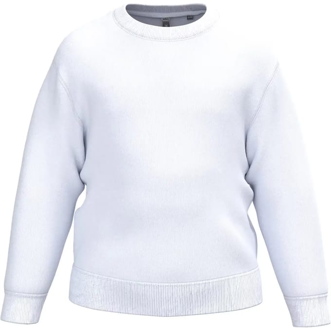 Recycled sweatshirt met ronde hals voor kinderen Kariban