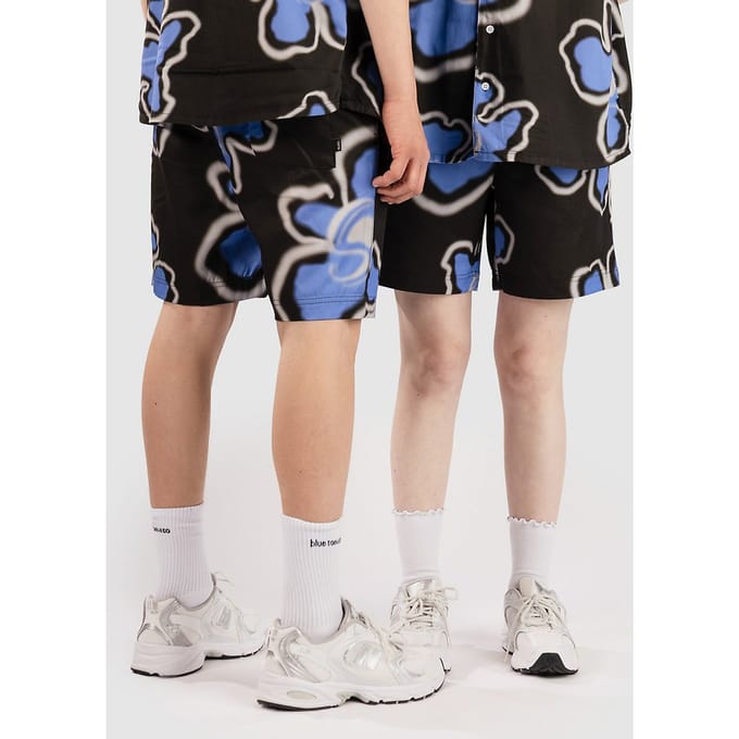 Solid SDLIAM FLOWER Korte Broek zwart