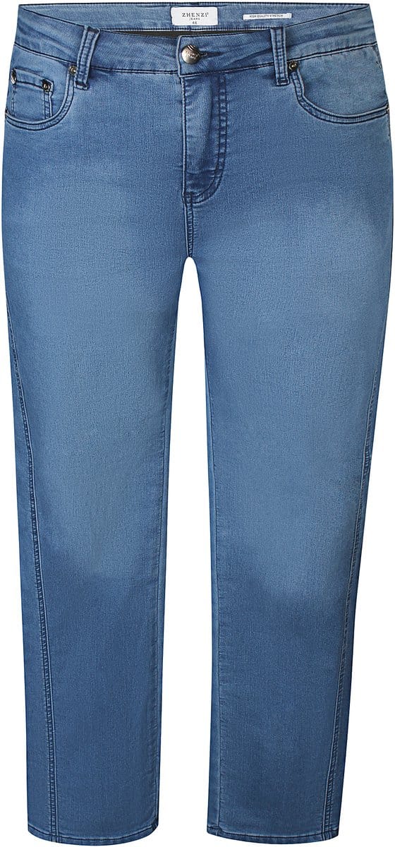 Zhenzi Zh-Stomp 121-Pants - Stomp Fit Jaya Blue Denim maat 48