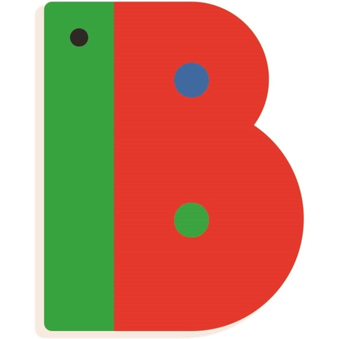 DJECO houten letter designed animal B