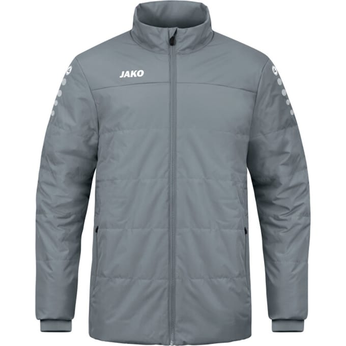 Jako Team Coachvest Kinderen - Steengrijs | Maat: 152
