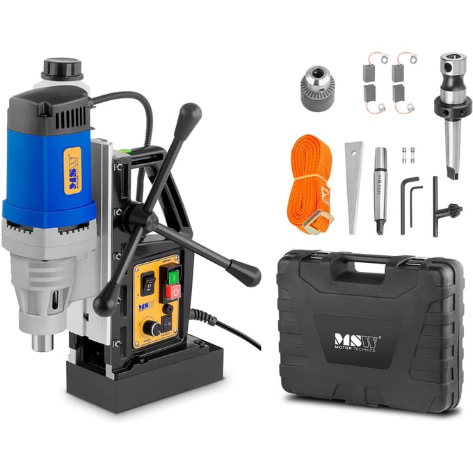MSW MD32-PRO - Magnetische Boormachine - 1300W - Elektromagnetische Basis - Veiligheidsfuncties