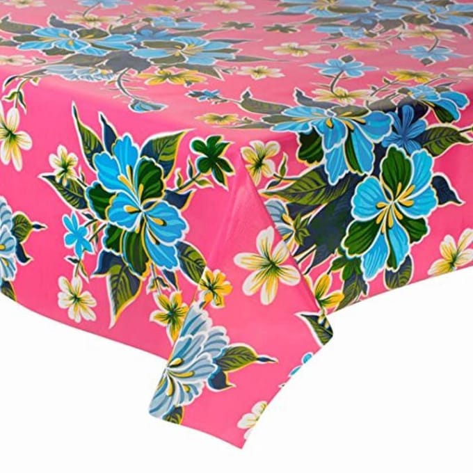 Atelier Du Baj Fortin Pink Mexicaans Tafelzeil - 250 x 120 cm