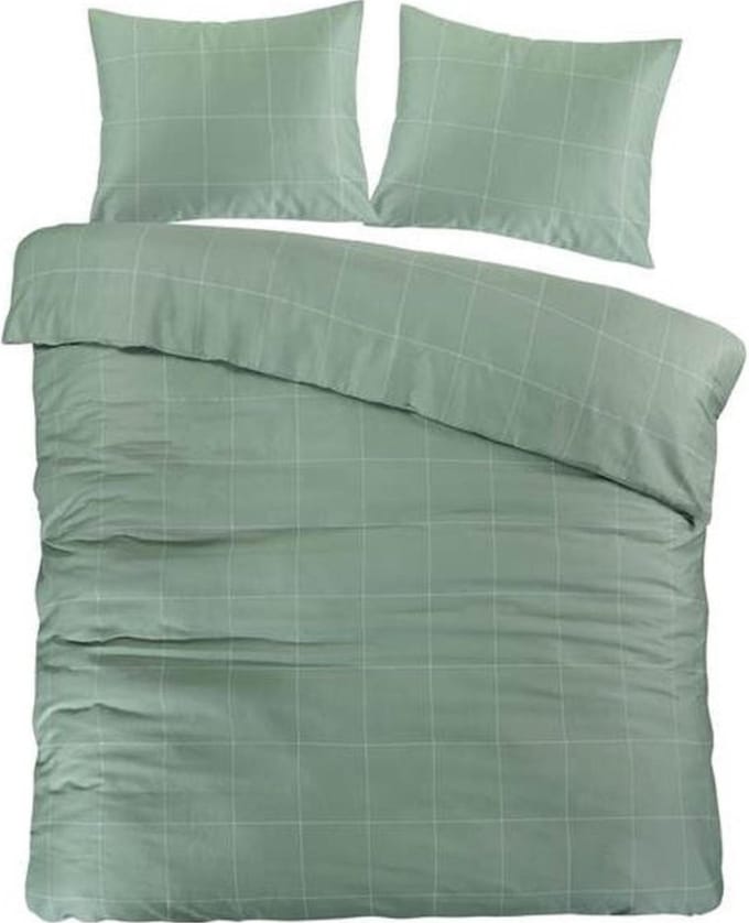 Papillon Cadiz Dekbedovertrek - Tweepersoons - 200x200/220 cm - Green