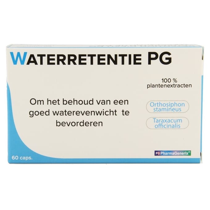 Waterretentie Pg Pharmagenerix Caps 60
