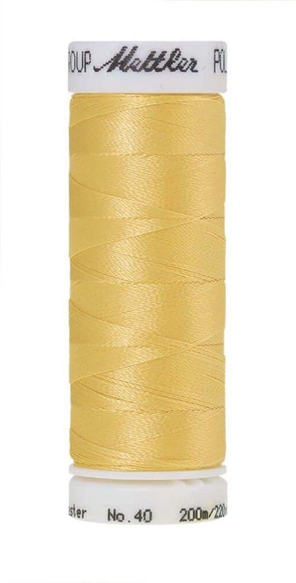 AMANN POLYSHEEN NAAI-BORDUURGAREN, COL-0640 GEEL, 200M, PER STUK.