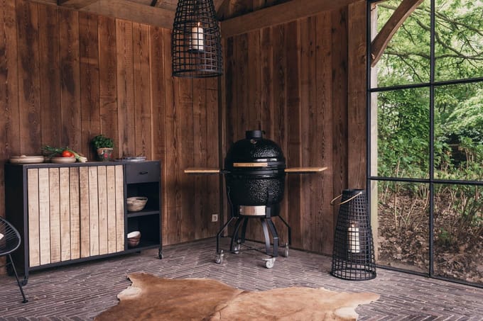 Outr Kamado Grill Large 55 - Zwart
