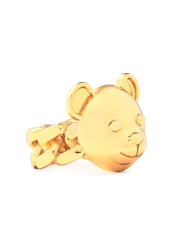 Teddybeer kettingring